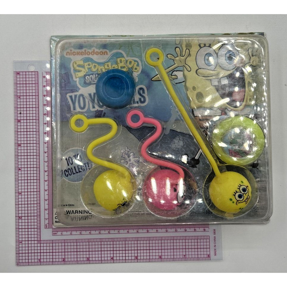 Vintage Vending Display Board Spongebob Yo Yo Balls 0103